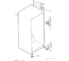 Kenmore 1067642070 cabinet parts diagram