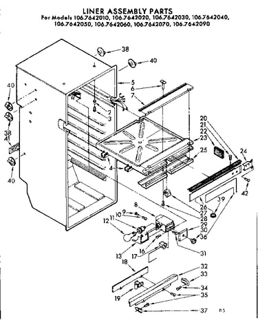 Liner assembly parts