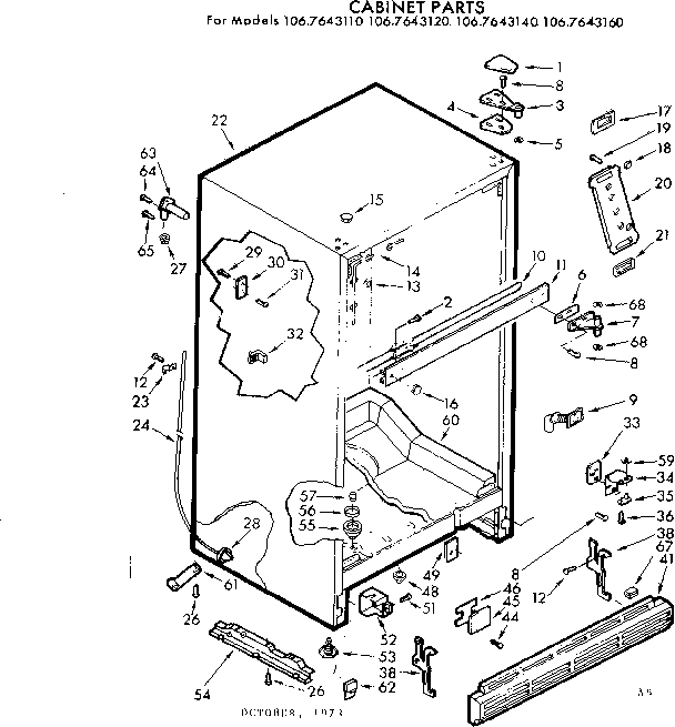 Cabinet parts