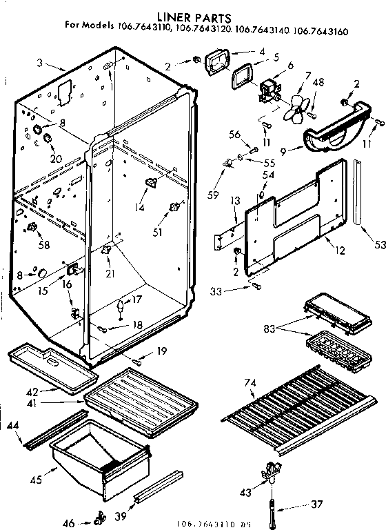 Liner parts