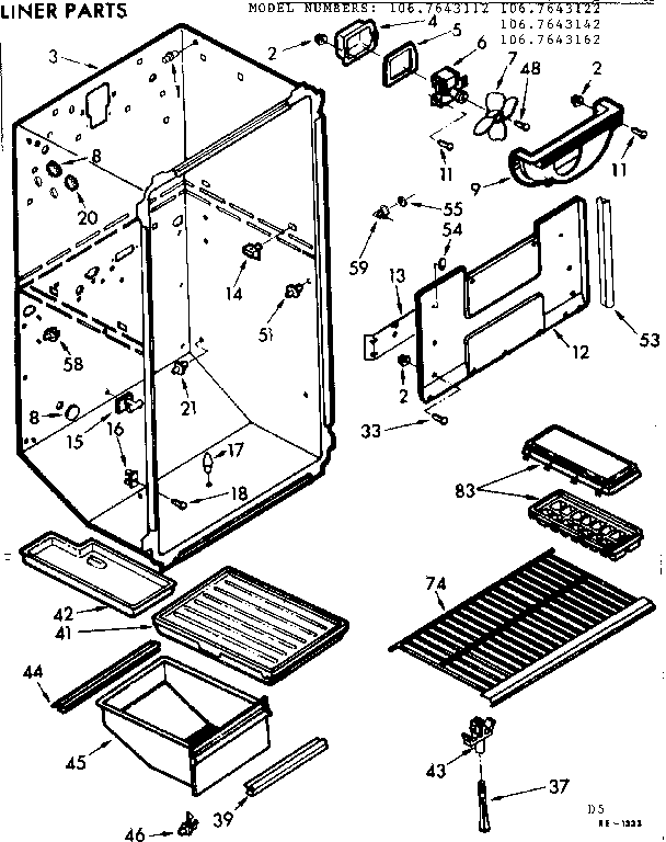 Liner parts