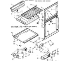 Kenmore 1067643112 breaker and partition parts diagram