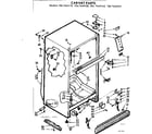 Kenmore 1067645142 cabinet parts diagram