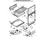 Kenmore 1067645142 breaker and partition parts diagram