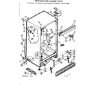 Kenmore 1067645224 cabinet parts diagram