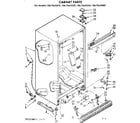 Kenmore 1067645360 cabinet parts diagram
