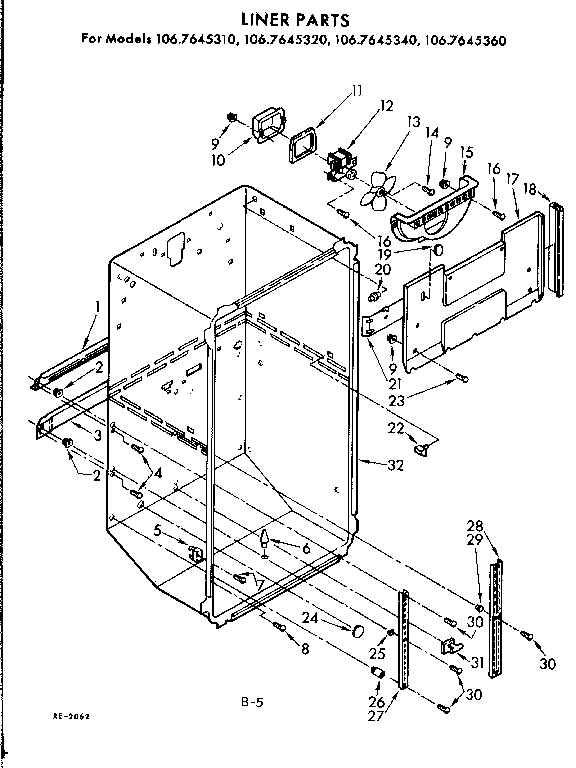 Liner parts