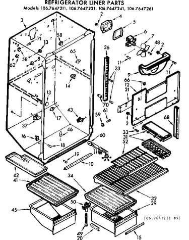 Liner parts