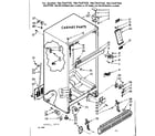 Kenmore 1067647263 cabinet parts diagram