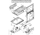 Kenmore 1067647243 breakder and partition parts diagram