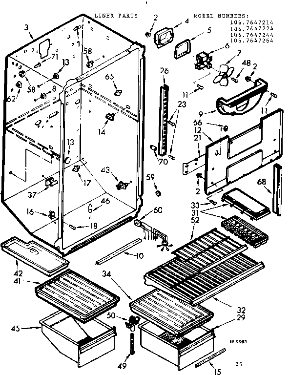 Liner parts