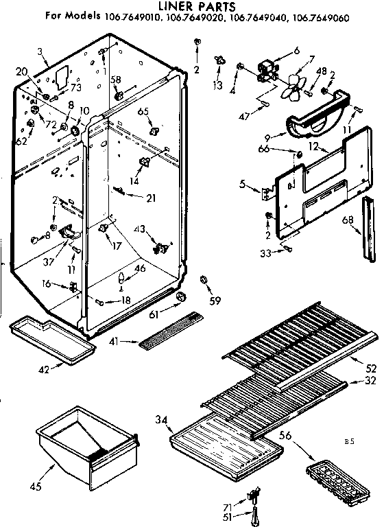Liner parts
