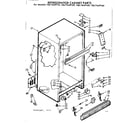 Kenmore 1067649160 cabinet parts diagram