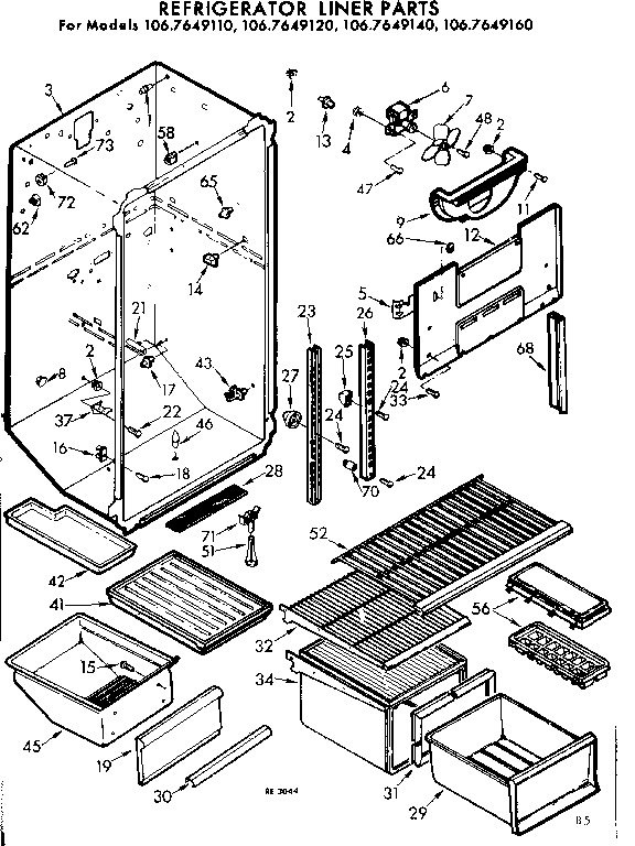Liner parts