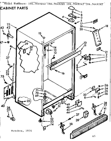Cabinet parts