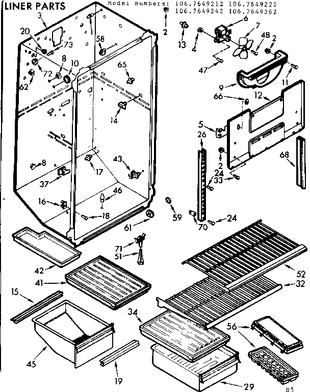 Liner parts
