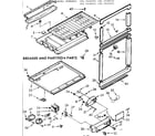 Kenmore 1067649222 breaker and partition parts diagram