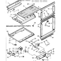 Kenmore 1067649222 breaker and partition parts diagram