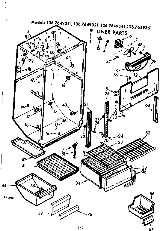 Liner parts
