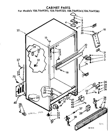Cabinet parts