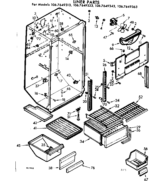 Liner parts
