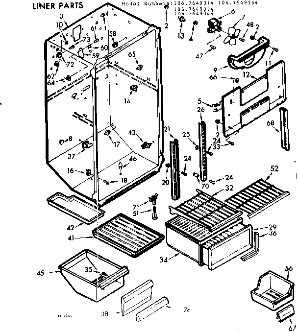 Liner parts
