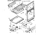 Kenmore 1067649344 breaker and partition parts diagram