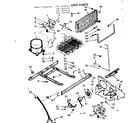 Kenmore 1067649344 unit parts diagram