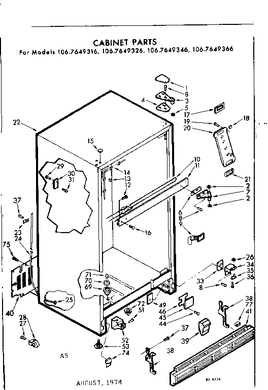 CABINET PARTS