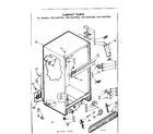 Kenmore 1067649316 cabinet parts diagram