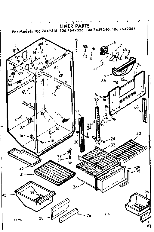 Liner parts