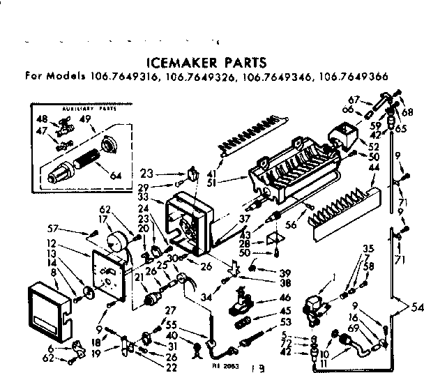 Icemaker parts