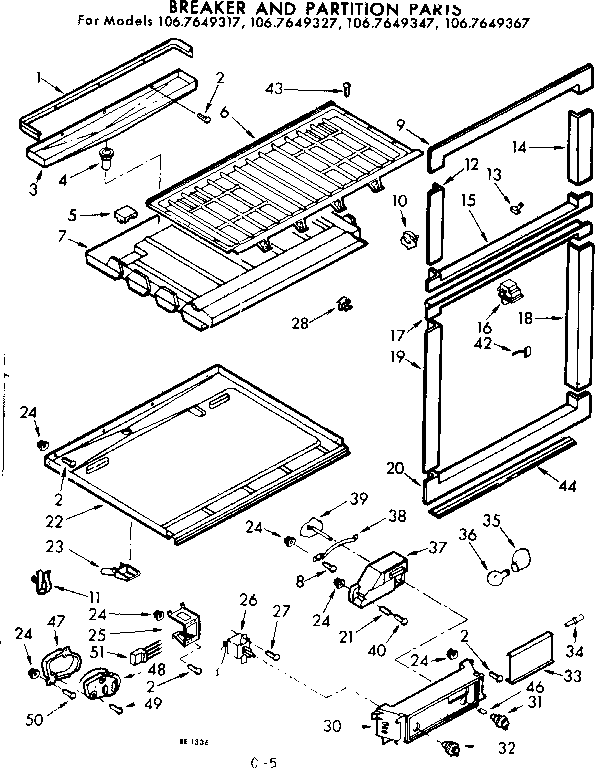 BREAKER AND PARTITION PARTS