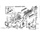Kenmore 1067649347 icemaker parts diagram