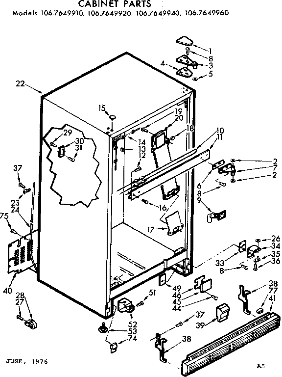 CABINET PARTS