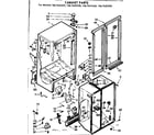 Kenmore 1067650520 cabinet parts diagram