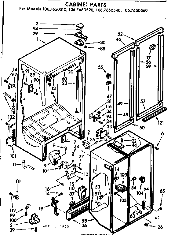 Cabinet parts