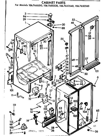 Cabinet parts