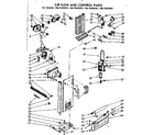 Kenmore 1067650520 air flow and control parts diagram