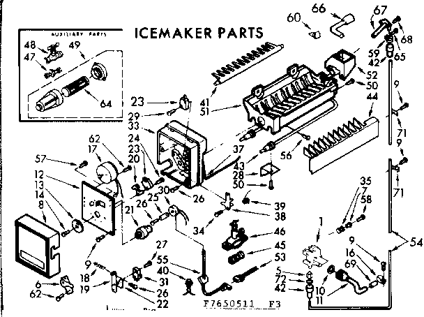 Icemaker parts
