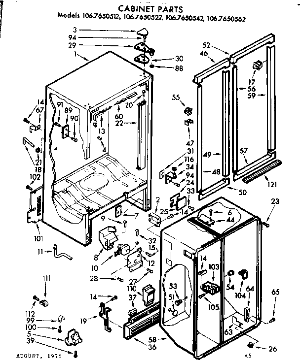 CABINET PARTS