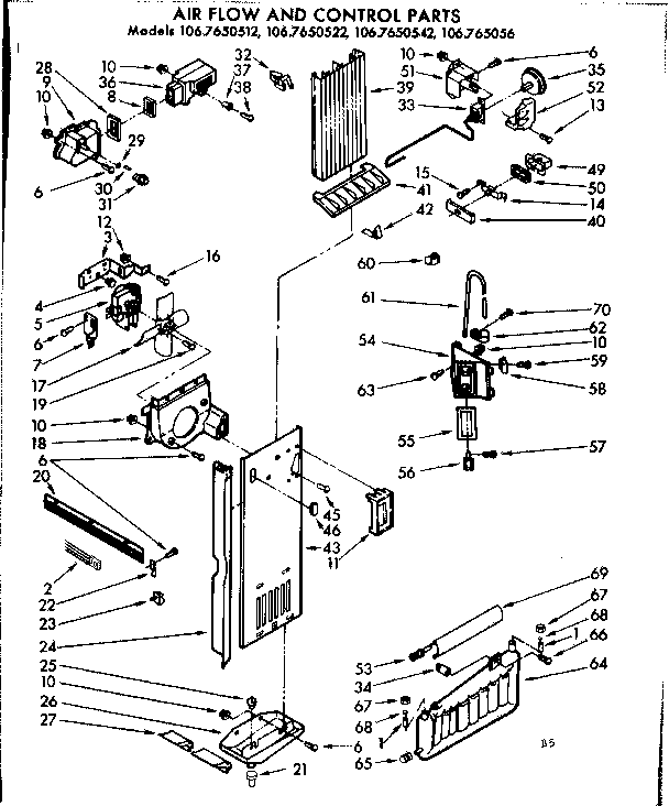 AIR FLOW AND CONTROL PARTS