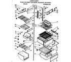 Kenmore 1067650522 liner parts diagram