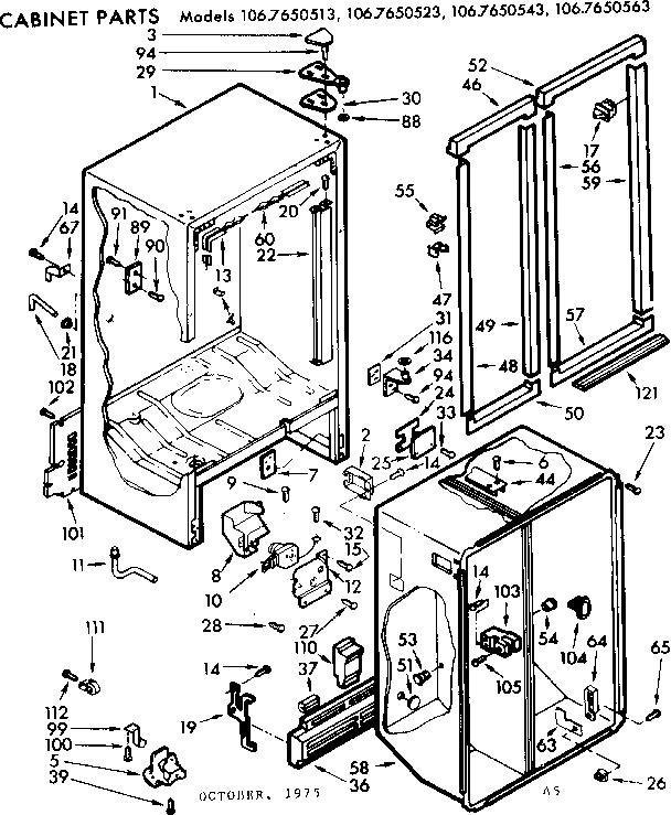 CABINET PARTS