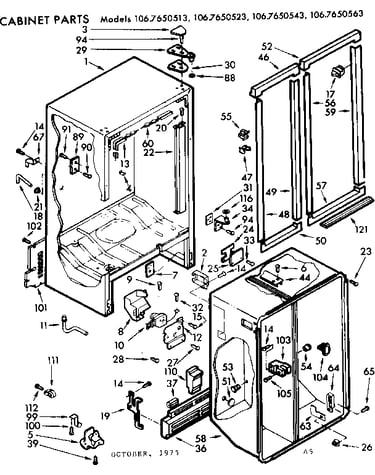 Cabinet parts