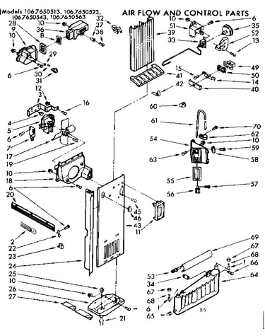 Air flow & control parts