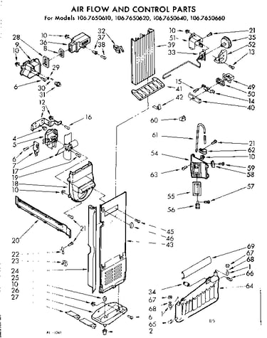 Air flow and control parts