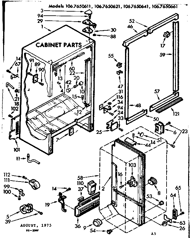 Cabinet parts