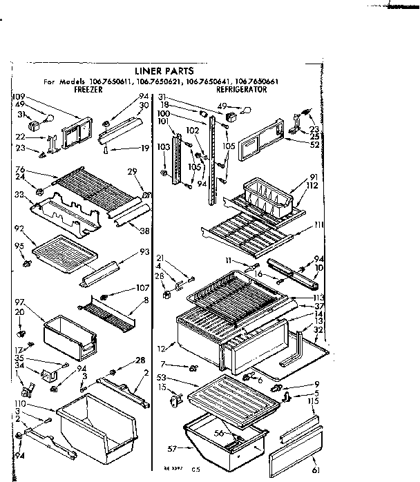 Liner parts