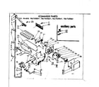 Kenmore 1067650621 icemaker parts diagram